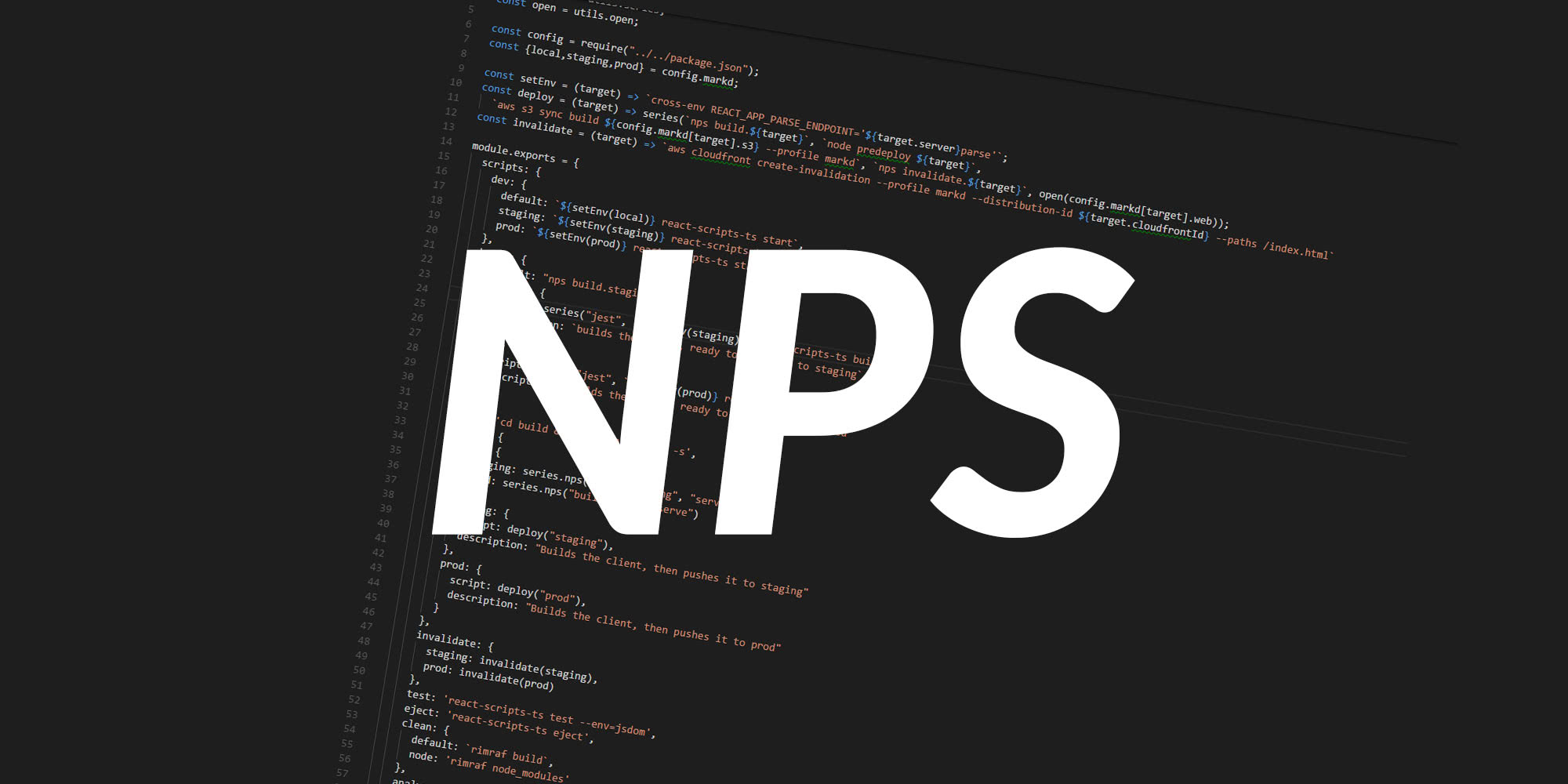 post header image for Node Package Scripts