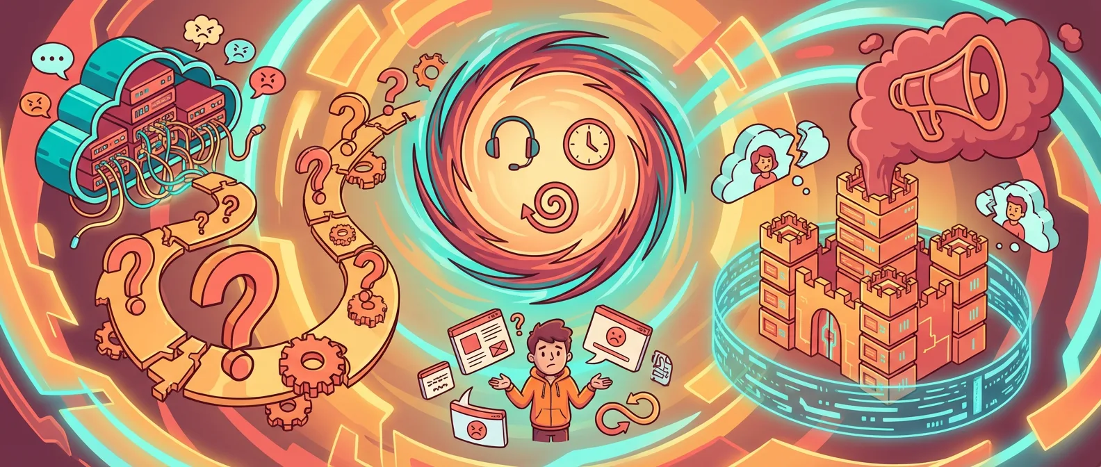 post header image for STRATO and the Customer-Support-Circle-of-Doom