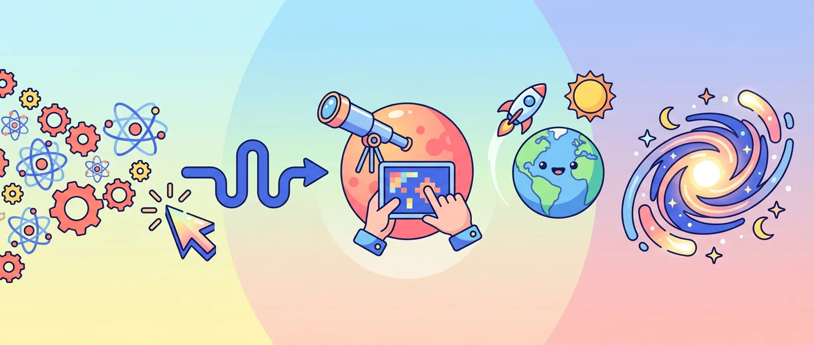 post header image for The Scale of the Universe in Flash