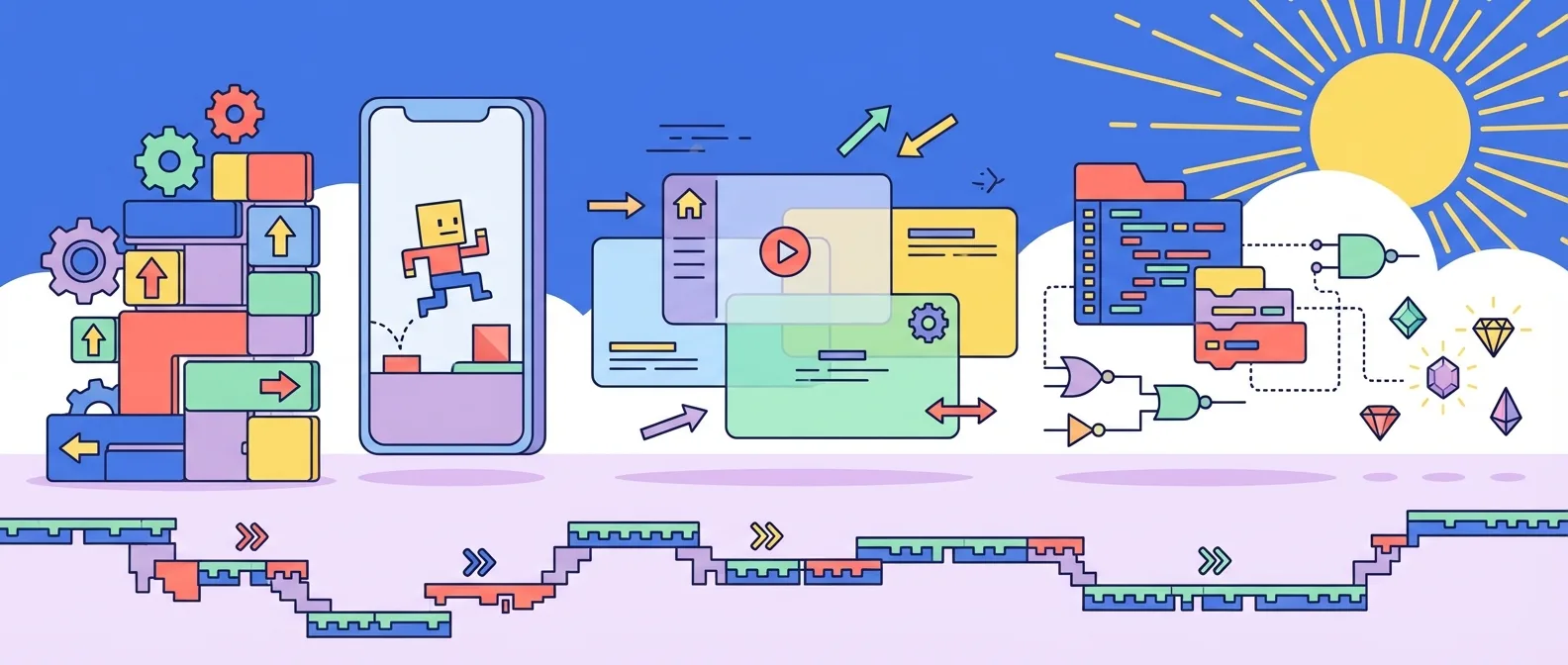 post cover image for 3 Weeks of Progress on a Mobile Game