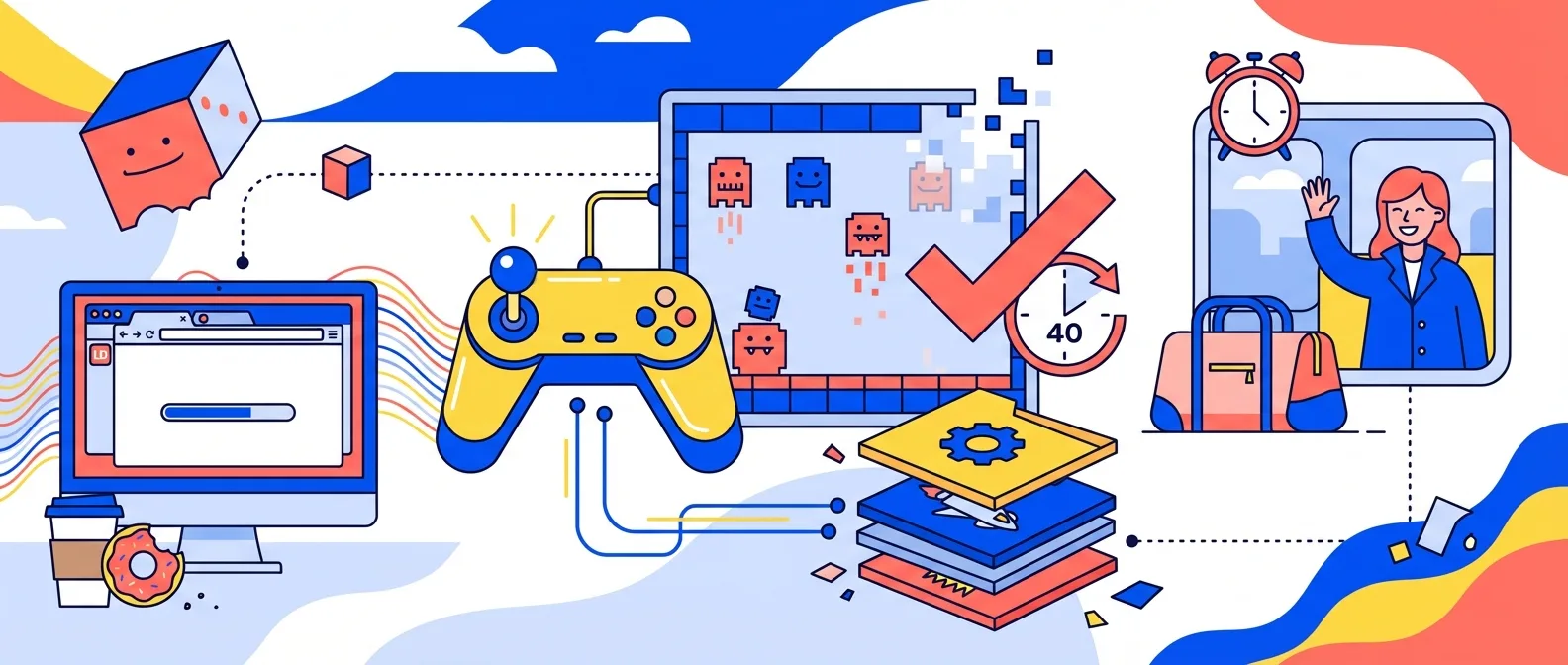post cover image for Ludum Dare - Hour 40 - COMPLETE!